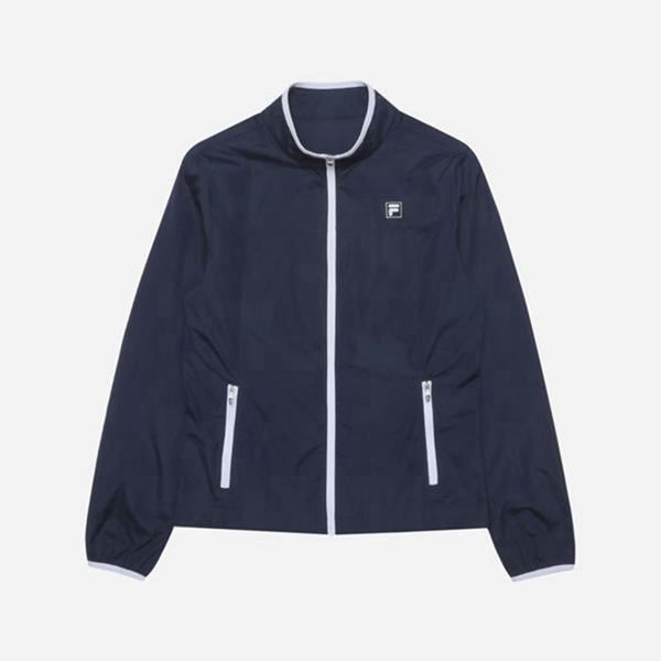 Fila Golf Windbreaker Women's Jackets - Navy,NZ 542-82963